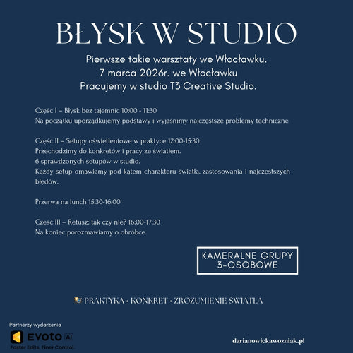 Warsztaty "Błysk w studio"